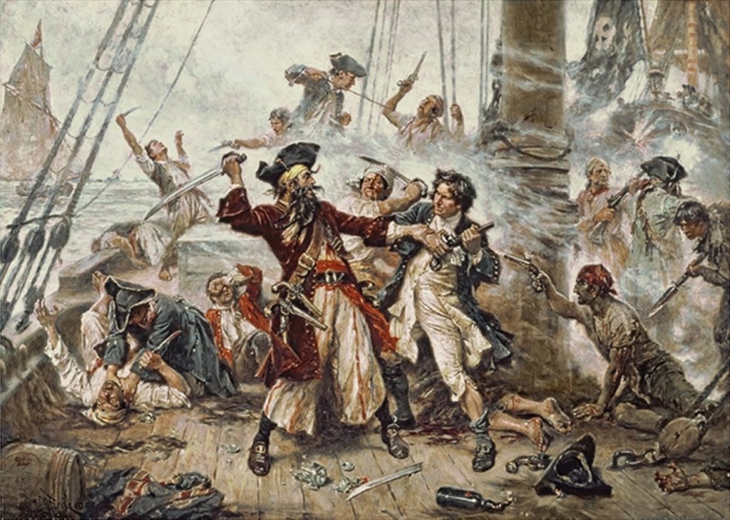 the capture of Blackbeard